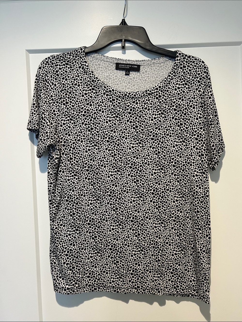 Jones New york Collection Top Leopard Print Size Large